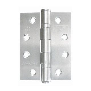 Consort CBH102 100mm SSS Ball Bearing Butt Hinges Per Pair
