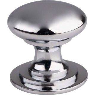38mm Dia Victorian Cupboard Knob Pol Chrome M47CCP