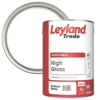 5Ltr Leyland Contract Gloss Brilliant White
