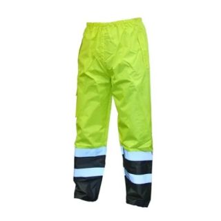 Scan Hi-Vis Yellow/Black Motorway Trousers – X-Large 44