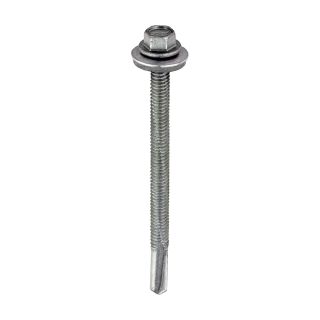 Self Drill Screw Heavy Section 5.5 x 80mm C/W Washers H80W16B
