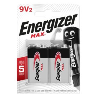 Energizer Twin Pack Of 9V Batteries Xms21