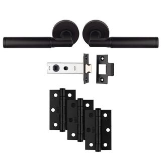 Belas Latch Pack Udp006Mb/Intb Matt Black