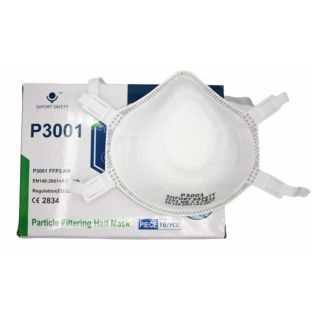 Safe-T FFP3 Moulded Face Masks Without Valve Each STFFP3001