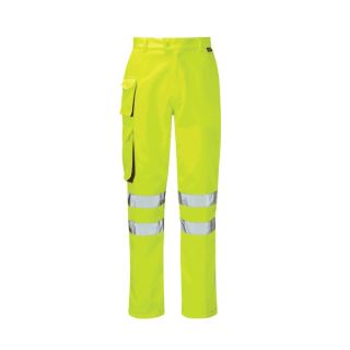 JCB Hi-Vis Trousers 36 Reg Leg PCENT-36 Hercules