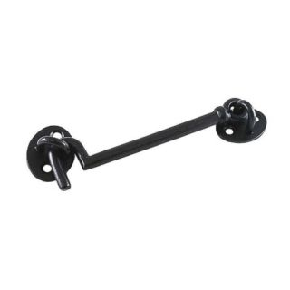 Perry 6 / 150Mm Traditional Cast Cabin Hook Black 37-Pp0150Bk