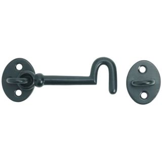Perry 8 / 200Mm Black Pp Traditional Cast Cabin Hook 37-Pp0200Bk