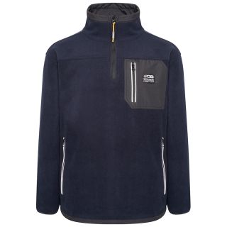 JCB 1/4 Zip Heavyweight Tech Fleece X-Large DK9T-XL