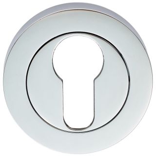 Carlisle Brass Escutcheon Euro on Concealed Rose GK4001CP Chrome Plate