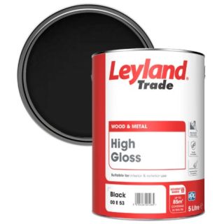 5Ltr Leyland Black Gloss