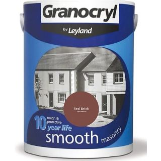 5Ltr Granocryl Masonry Paint Red Brick