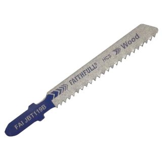 Faithfull Jigsaw Blades (5) Wood T119B FAIJBT119B