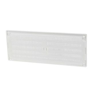 9 X 3 Plastic Louvre Vents C/W Flyscreen White Ryt/Tim 1207Wf