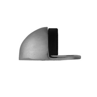 Carlisle Brass Floor Mounted Oval Doorstop Satin Chrome