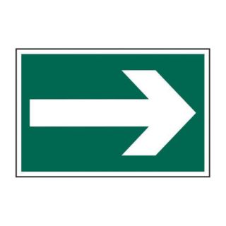 Fire Exit Safety Sign Ref 1521 300 x 200mm Semi-Rigid PVC