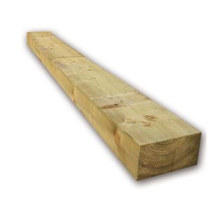 Green Treated Sawn Sleeper 125mm x 250mm x 2.4m 60Kg FSC