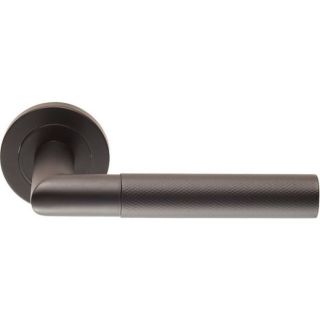 Steelworx Crown Knurled Lever Matt Black