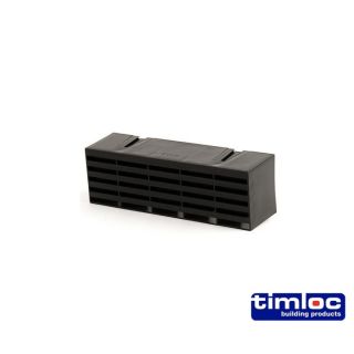 Timloc Plastic Air Brick Black 9 X 3 1201Ab