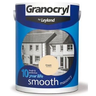 5Ltr Granocryl Masonry Paint Cream
