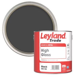 2.5Ltr Leyland Black Gloss .--------------