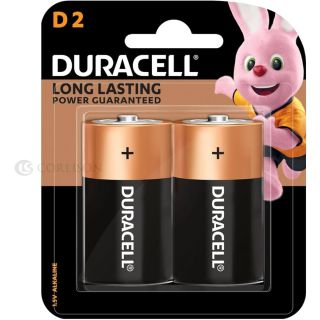 Duracell Battery Size Type D Per Card / 2 --