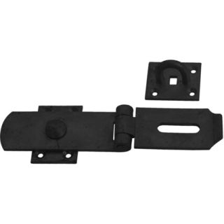 Perry Pp Heavy Duty Hasp & Staple 10 / 250Mm Black Hs149Hpp0250Bk