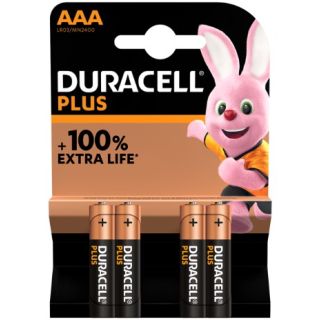 Duracell Battery Size Aaa 4 Per Card-----