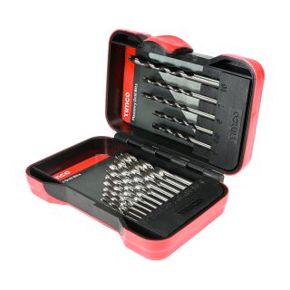 Timco 17 Piece Mixed Jobber & Masonry Drill Bit Set MIX17SET