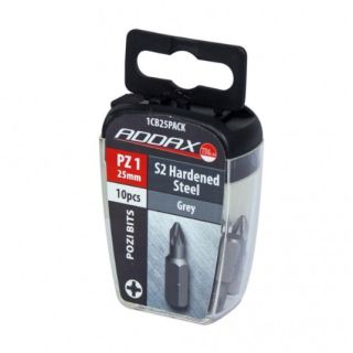 Timco PZ1 Pozi Driver Bit S2 Grey Pack/10