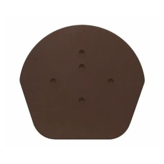 Universal Centre Cap Half Round Brown