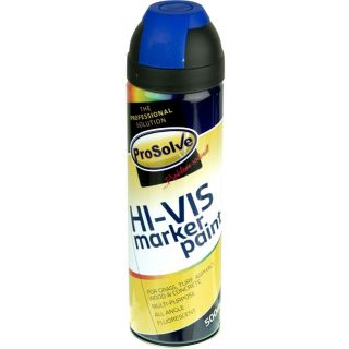 Prosolve Hi-Vis Flourescent Spray 500Ml Blue Pvhivisfba