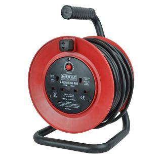 Faithfull 25Mtr X 240Volt Extension Reel Open Drum Fppcr25M